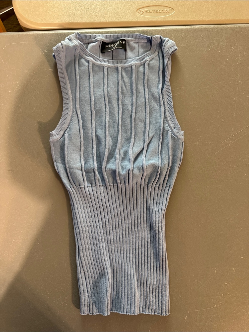 MinkPink light blue top sleeveless size small